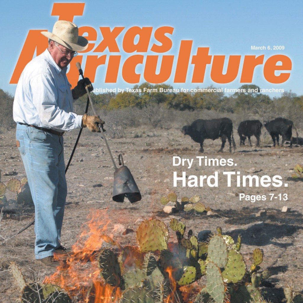 Cover Texas Agriculture, March 6, 2009